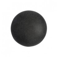 Les perles par Puca® Cabochon 18mm Jet mat 23980/84100